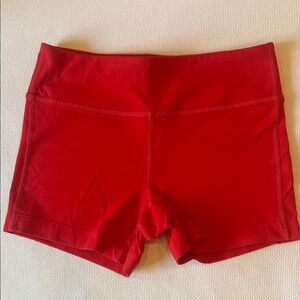 Athleta Red Athletic Shorts